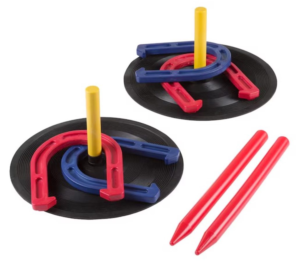 Toy Time Rubber Horseshoes Game Set