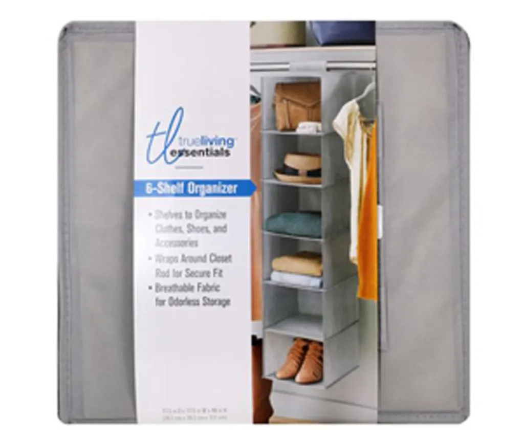 True Living 6-Shelf Organizer