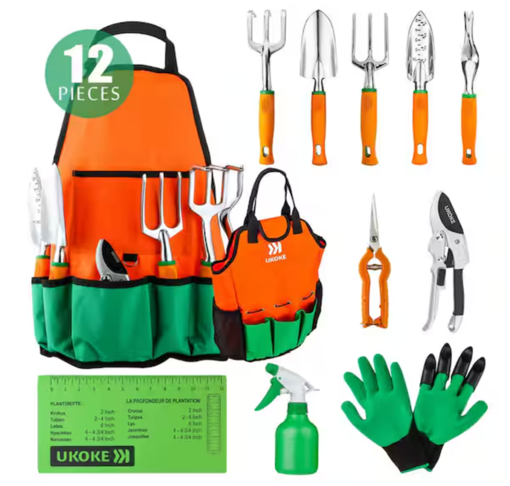 Ukoke 12-Piece Garden Tool Set