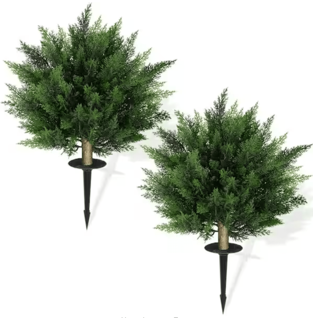 Vitalismo Faux Topiary Bush Plants