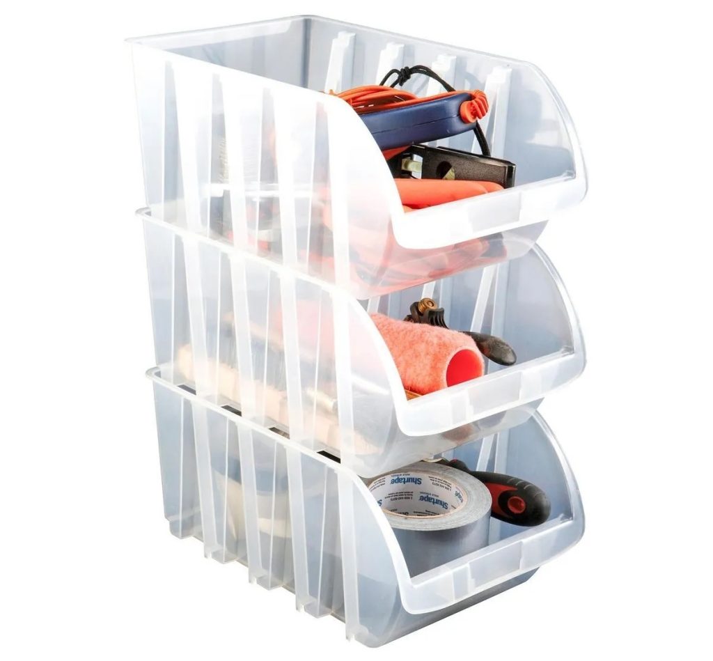 Yukon Clear Stacking Bin