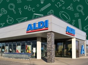 11 Best New Aldi Back to School Finds Under $20 Hitting Shelves Now. CUXHAVEN, GERMANY - OCTOBER 31, 2019: Aldi branch (north division). Aldi is a leading global discount supermarket chain with almost 10,000 stores in 18 countries.