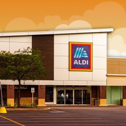11 Best New Aldi Finds Flying Off Shelves Right Now. Lombard, IL, United States - June 18, 2024: Aldi gorecory store at dusk.