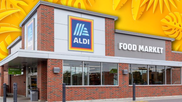 11 Best New Aldi Finds Hitting Shelves in AugustBuffalo, New York, USA- September 2, 2019: Aldi food market in Buffalo, New York, USA. Aldi is the common brand of two German family-owned discount supermarket chains.