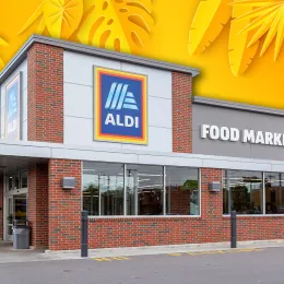 11 Best New Aldi Finds Hitting Shelves in AugustBuffalo, New York, USA- September 2, 2019: Aldi food market in Buffalo, New York, USA. Aldi is the common brand of two German family-owned discount supermarket chains.