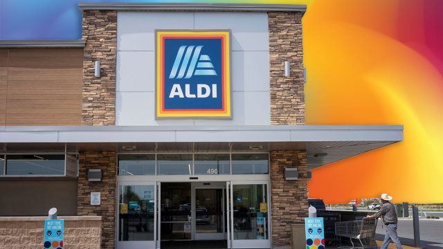 11 Best New Aldi Home Finds Hitting Stores This Week. Delano, CA, USA - Mar 26, 2022: Exterior view of an Aldi grocery store in Delano, California. Aldi is the common brand of two German family-owned multinational discount supermarket chains.