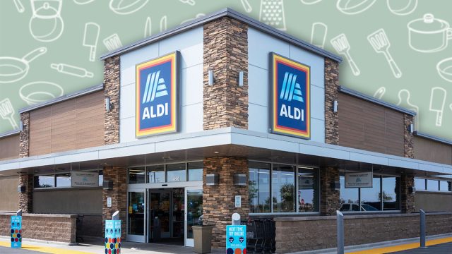 11 Best New Aldi Kitchen Finds Under $15 Hitting Shelves This Week. Delano, CA, USA - Mar 26, 2022: Exterior view of an Aldi grocery store in Delano, California. Aldi is the common brand of two German family-owned multinational discount supermarket chains.