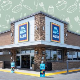 11 Best New Aldi Kitchen Finds Under $15 Hitting Shelves This Week. Delano, CA, USA - Mar 26, 2022: Exterior view of an Aldi grocery store in Delano, California. Aldi is the common brand of two German family-owned multinational discount supermarket chains.