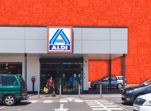 11 Best New Aldi Tech and Gadgets Under $15. Lille, France - June 2021: Aldi discount chain supermarket operating in Europe