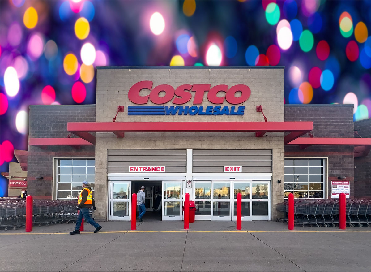 11 Best New Costco Finds Flying Off Shelves This Summer. Calgary, Alberta, Canada. Apr 10, 2025. Exterior shot of a Costco Wholesale store at dusk with "Costco Wholesale" signage and people entering, exiting. Shopping carts visible