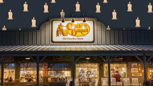 11 Best New Cracker Barrel Candle and Home Fragrance Finds Under $23. Texas, NOV 23 2022 - Night view of the Cracker Barrel Old Country Store
