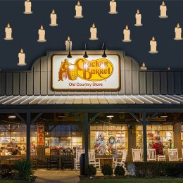 11 Best New Cracker Barrel Candle and Home Fragrance Finds Under $23. Texas, NOV 23 2022 - Night view of the Cracker Barrel Old Country Store