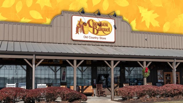 11 Best New Cracker Barrel Fall Decor Finds Hitting Shelves in July. Indianapolis - Circa December 2020: Cracker Barrel Old Country Store Location. Cracker Barrel offers curbside delivery amid Social Distancing.