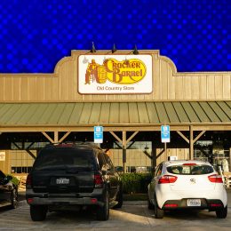 11 Best New Cracker Barrel Farmhouse Finds Under $15. Front Royal, Virginia, U.S.A - Sept 2, 2025 - The front view of Cracker Barrel, a restaurant and old country store on a sunny day