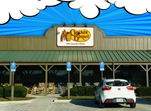 11 Best New Cracker Barrel Finds Hitting Shelves in August. Front Royal, Virginia, U.S.A - Sept 2, 2025 - The front view of Cracker Barrel, a restaurant and old country store
