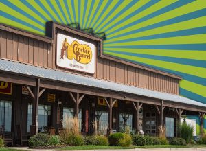 11 Best New Cracker Barrel Front Porch Finds Under $35. Belton, Missouri - August 23, 2025: The outside entrance to a Cracker Barrel restaurant.