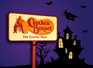 11 Best New Cracker Barrel Halloween Finds Hitting Shelves Now. Cracker Barrel Country store and restaurant - WACO, TEXAS - NOVEMBER 04, 2022