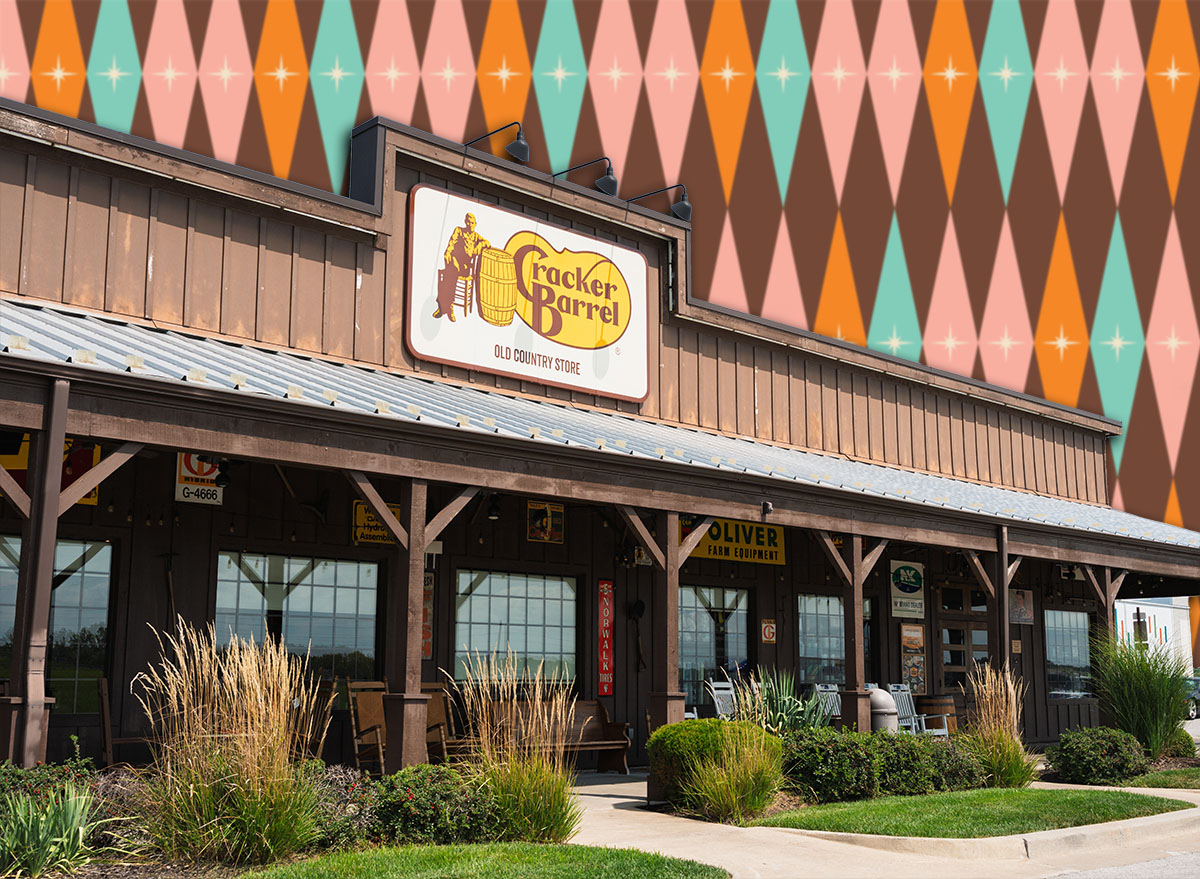11 Best New Cracker Barrel Vintage and Nostalgic Decor Finds Under $15. Belton, Missouri - August 23, 2025: Sun shines on the front porch of a Cracker Barrel restaurant.