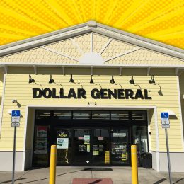 11 Best New Dollar General Back-to-School Finds Under $10. DAYTONA BEACH, FL-MARCH 19, 2016: New Dollar General store in this Florida beach town. Dollar General is a small box retailer with thousands of stores throughout the United States.