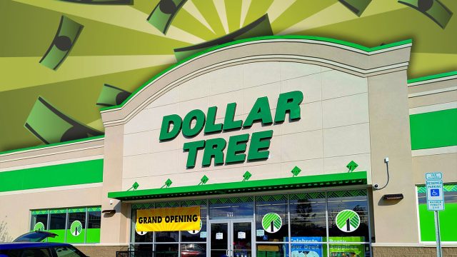 Apex, North Carolina - May 8 2025: Dollar Tree Grand Opening New Store Location Apex Chessie Grand Station Location Apex Peakway NC