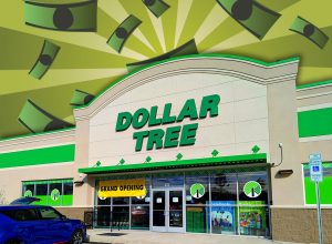 Apex, North Carolina - May 8 2025: Dollar Tree Grand Opening New Store Location Apex Chessie Grand Station Location Apex Peakway NC