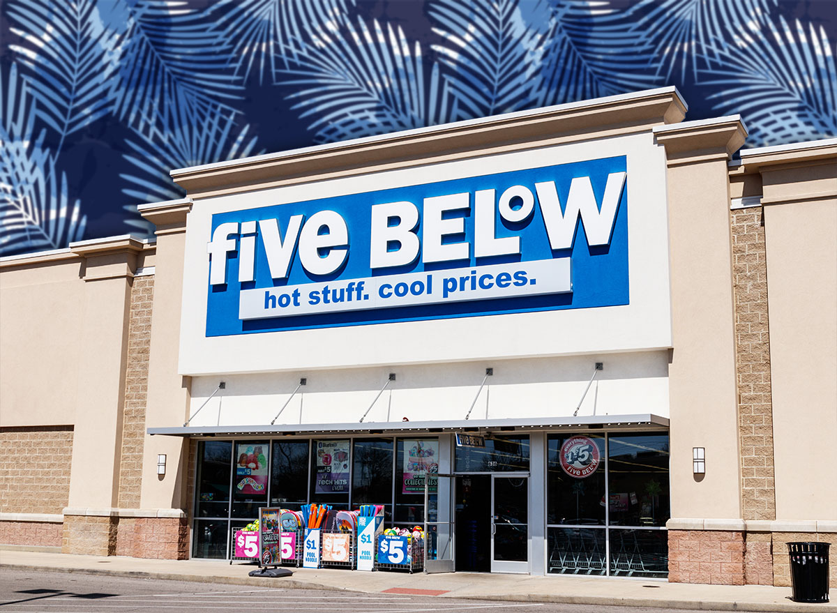 11 Best New Five Below Finds Hitting Shelves in Mid-July. Muncie - Circa March 2019: Five Below Retail Store. Five Below is a chain that sells products that cost up to $5 I