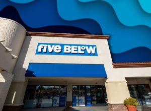 11 Best New Five Below Room Essentials Under $10 Hitting Shelves Now. 2024 Feb. 9: Santa Clarita, California. Straight view of Five Below retail store, modern store front entrance, blue sky with clouds.