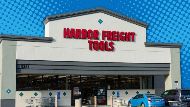 11 Best New Harbor Freight Finds Hitting Shelves in Late July. Harbor Freight Tools facade and entrance to discount tool and equipment retail chain store - California, USA - October 2019