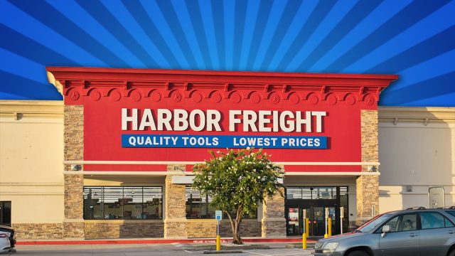 11 Best New Harbor Freight Finds Hitting Shelves in Mid-July. Houston, Texas USA 06-25-2024: Harbor Freight tools storefront parking lot retail store.