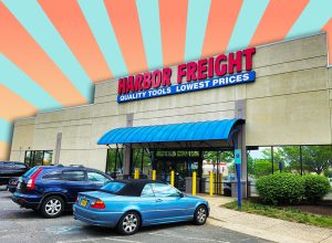 11 Best New Harbor Freight Storage and Organization Finds Under $25. Harbor Freight Store Entrance, Manassas, Virginia, USA, April 18, 2024