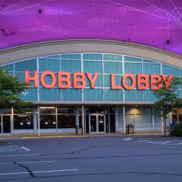 11 Best New Hobby Lobby Halloween Finds Hitting Shelves in July. New Hartford, NY - SEPTEMBER 09, 2019: Exterior of Hobby Lobby store. It is an American retail chain of arts and crafts stores. As of 2012, the chain has 561 stores across the USA.