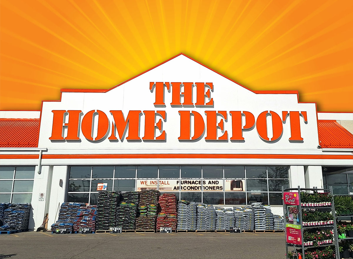 11 Best New Home Depot Garage and Workshop Finds Under $25. Toronto, ON, Canada - June 3, 2026: Exterior view of a Home Depot retail store under a bright blue sky.