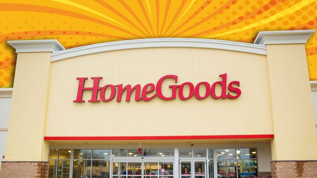 11 Best New HomeGoods Fall Living Room Finds Under $25. Philadelphia, Pennsylvania, January 28, 2018?HomeGoods retail store exterior and sign. HomeGoods is a chain of home furnishing stores operated by TJX Companies.