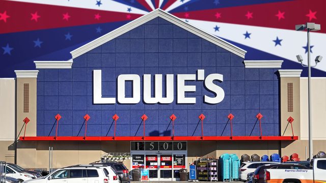 11 Best New Lowe's Garage and Storage Finds Under $25. Hdr,Image,,Lowes,Home,Improvement,Store,,Saugus,Massachusetts,Usa,,March