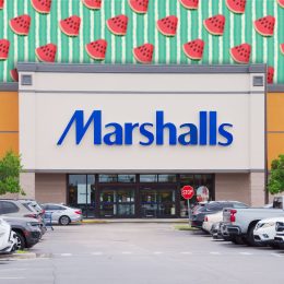 11 Best New Marshalls Finds Hitting Shelves in Mid-July. Marshalls Storefront With Parking Lot and Shoppers Outside a Suburban Retail Center Editorial Use Only Pinellas Park, FL USA June 5, 2026 showing parked cars, trees, and a clear entrance that evokes retail, convenience, shopping, and everyday commerce.