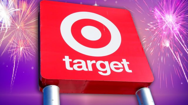 11 Best New Target Fall Finds Hitting Shelves in Late July. Target in a plaza, snow on the ground - closeup of standalone sign (Cheyenne, Wyoming, USA) - 10292020