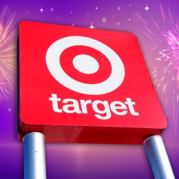 11 Best New Target Fall Finds Hitting Shelves in Late July. Target in a plaza, snow on the ground - closeup of standalone sign (Cheyenne, Wyoming, USA) - 10292020