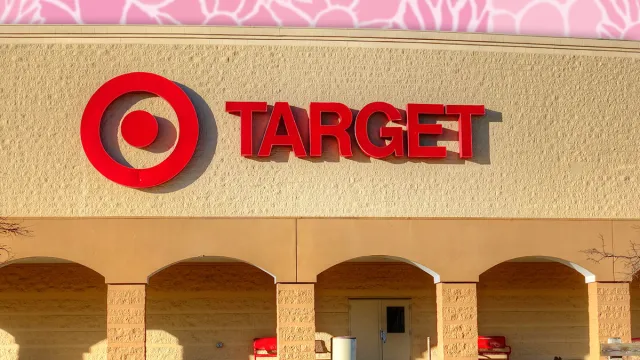 11 Best New Target Patio Finds Under $20 Hitting Shelves Now. HDR image, Target retail store archway front, logo sign - Danvers, Massachusetts USA - November 23, 2017