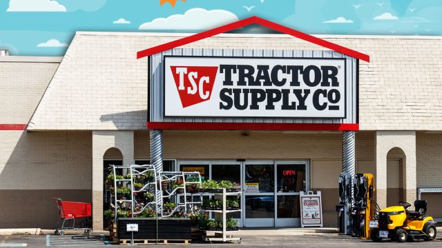 11 Best New Tractor Supply Finds Flying Off Shelves This July. Tipton - Circa May 2019: Tractor Supply Company Retail Location. Tractor Supply is Listed on the NASDAQ under TSCO II