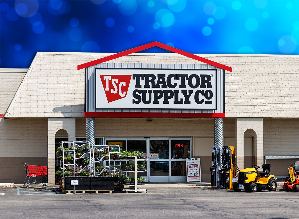 11 Best New Tractor Supply Finds Hitting Shelves in Mid-July. Tipton - Circa May 2019: Tractor Supply Company Retail Location. Tractor Supply is Listed on the NASDAQ under TSCO I