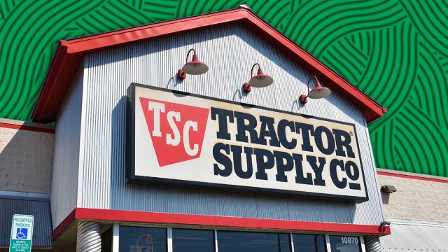 Tractor Supply Company Store Sign, Manassas, Virginia, USA, September 4, 2022