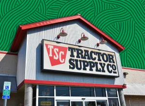 Tractor Supply Company Store Sign, Manassas, Virginia, USA, September 4, 2022