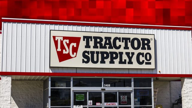 11 Best Tractor Supply Sales Starting This Week. Muncie - Circa September 2016: Tractor Supply Company Retail Location. Tractor Supply is Listed on the NASDAQ under TSCO I