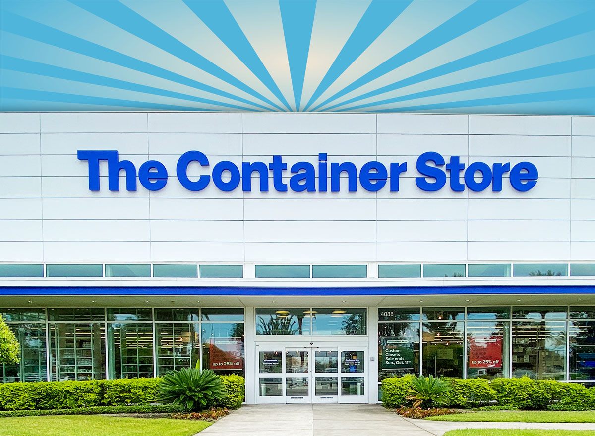 11 Container Store Closet and Pantry Finds That Look Custom for Less. Orlando, FL/USA-9/28/20: The exterior of The Container Store retail organizing store in Orlando, Florida.