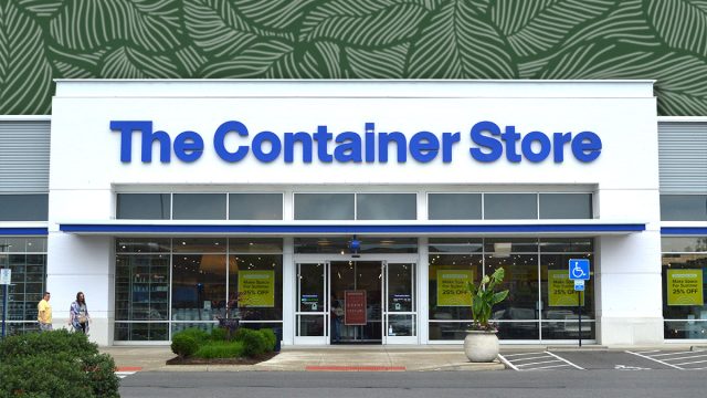 11 Container Store Fall Finds That Look Like Pottery Barn for Less. Columbus,Ohio-USA June 20,2019: The Container Store is a Chain retailer specializing in storage organization supplies, including closet shelving systems.