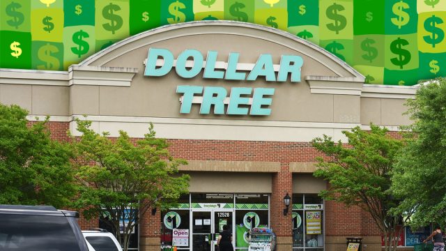 11 Dollar Tree Fall Decor DIYs That Look Way More Expensive. Wake Forest, NC- United States- 05-24-2021: A Dollar Tree retail location is seen from the outside.