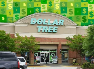 11 Dollar Tree Fall Decor DIYs That Look Way More Expensive. Wake Forest, NC- United States- 05-24-2021: A Dollar Tree retail location is seen from the outside.