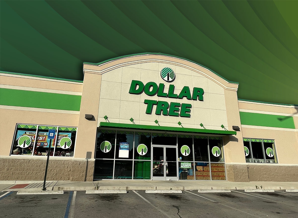 11 Dollar Tree Home Finds Hitting Shelves This Week. Grovetown, Ga USA - 01 15 23: Dollar Tree exterior entrance no cars