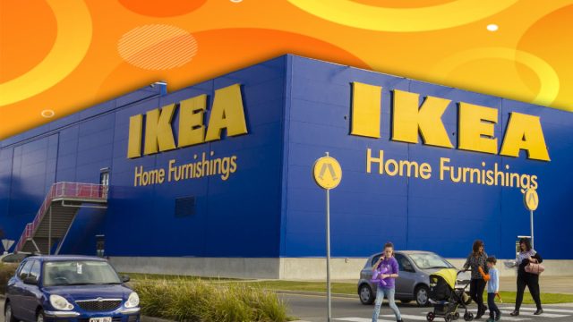 11 Ikea Finds That Look Way More Expensive Than They Are. ADELAIDE, AUSTRALIA - JULY 6: People walking to the IKEA store in Adelaide on 6 July, 2014. IKEA is the world's largest furniture retailer.