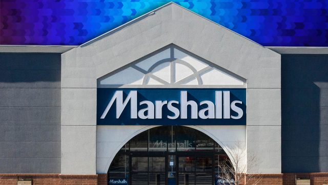 11 Marshalls Fall Finds That Look Like Anthropologie for Less. CHICAGO, IL, USA - MARCH 4, 2020: A drone / aerial shot of a Marshall's department store, which is owned by the TJX Companies. The chain has off price products and is linked with TJ Maxx and Homegoods